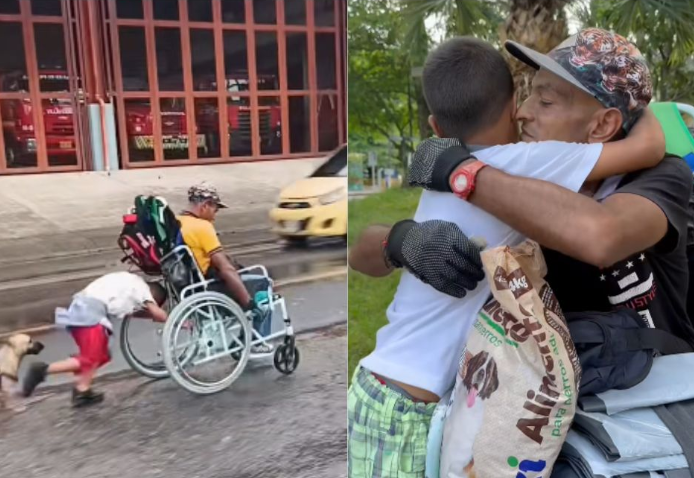 Richard empurra o pai todos os dias — não por brincadeira, m